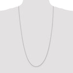Gold (10K & 14K) Diamond-Cut Machine-Made Rope Chain - 14k White Gold / 30 in / 1.3 mm