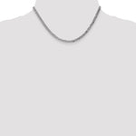 Gold (10K & 14K) Flat Beveled Curb Chain - 14k White Gold / 16 in / 3.9 mm