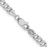 Gold (10K & 14K) Flat Figaro Chain - 14k White Gold / 18 in / 4.5 mm
