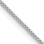 Gold (10K & 14K) Box Chain - 14k White Gold / 14 in / 0.7 mm, Spring Ring