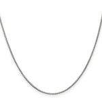 Gold (10K & 14K) Box Chain - 14k White Gold / 14 in / 1 mm