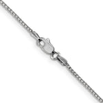 Gold (10K & 14K) Box Chain - 14k White Gold / 14 in / 1.1 mm