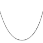 Gold (10K & 14K) Box Chain - 14k White Gold / 14 in / 1.3 mm