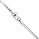 Gold (10K & 14K) Box Chain - 14k White Gold / 14 in / 1.3 mm