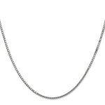 Gold (10K & 14K) Box Chain - 14k White Gold / 16 in / 1.5 mm