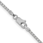 Gold (10K & 14K) Box Chain - 14k White Gold / 16 in / 1.9 mm