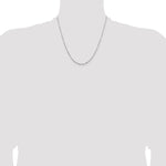 Gold (14K) Diamond-Cut Milano Rope Chain - 14k White Gold / 20 in / 1.8 mm