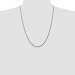 Gold (14K) Diamond-Cut Milano Rope Chain - 14k White Gold / 24 in / 2.5 mm