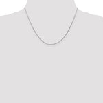 Gold Octagonal Snake Chain - 14k White Gold / 18 in / 0.5 mm