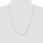 Gold Octagonal Snake Chain - 14k White Gold / 24 in / 0.5 mm