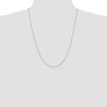 Gold Octagonal Snake Chain - 14k White Gold / 24 in / 0.6 mm