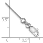 Gold Octagonal Snake Chain Bracelet - 14k White Gold / 0.6 mm
