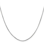 Gold Octagonal Snake Chain - 14k White Gold / 16 in / 0.8 mm