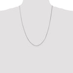 Gold Octagonal Snake Chain - 14k White Gold / 24 in / 0.8 mm