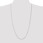 Gold Octagonal Snake Chain - 14k White Gold / 30 in / 0.8 mm