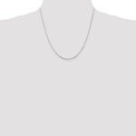 Gold Octagonal Snake Chain - 14k White Gold / 20 in / 0.9 mm