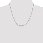 Gold Octagonal Snake Chain - 14k White Gold / 20 in / 1 mm