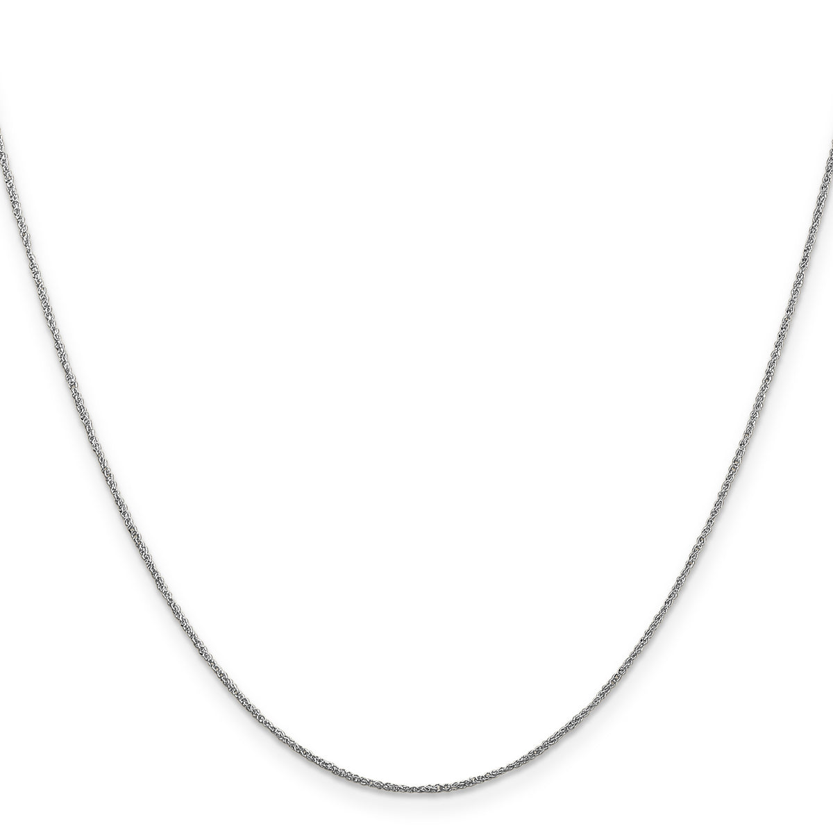 Gold (10K & 14K) Ropa Chain - 14k White Gold / 14 in / 0.7 mm