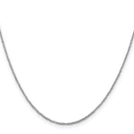 Gold (10K & 14K) Ropa Chain - 14k White Gold / 14 in / 1.1 mm