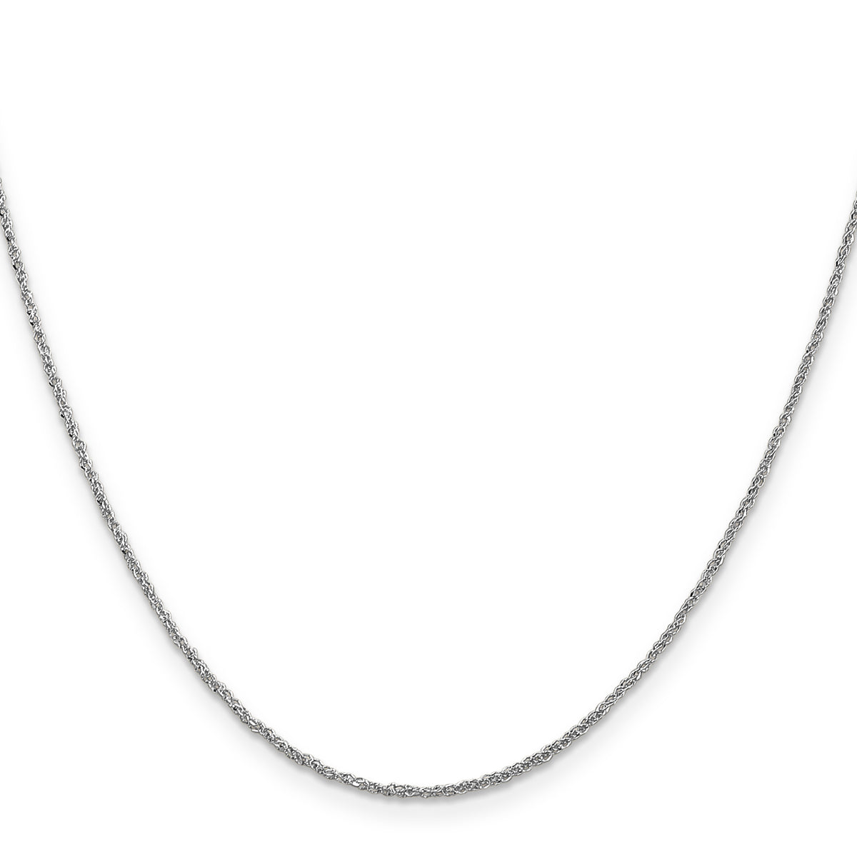 Gold (10K & 14K) Ropa Chain - 14k White Gold / 14 in / 1.1 mm