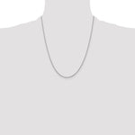 Gold (10K & 14K) Ropa Chain - 14k White Gold / 22 in / 1.1 mm