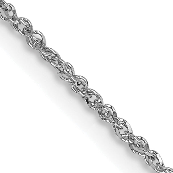 Gold (10K & 14K) Ropa Chain - 14k White Gold / 14 in / 1.1 mm