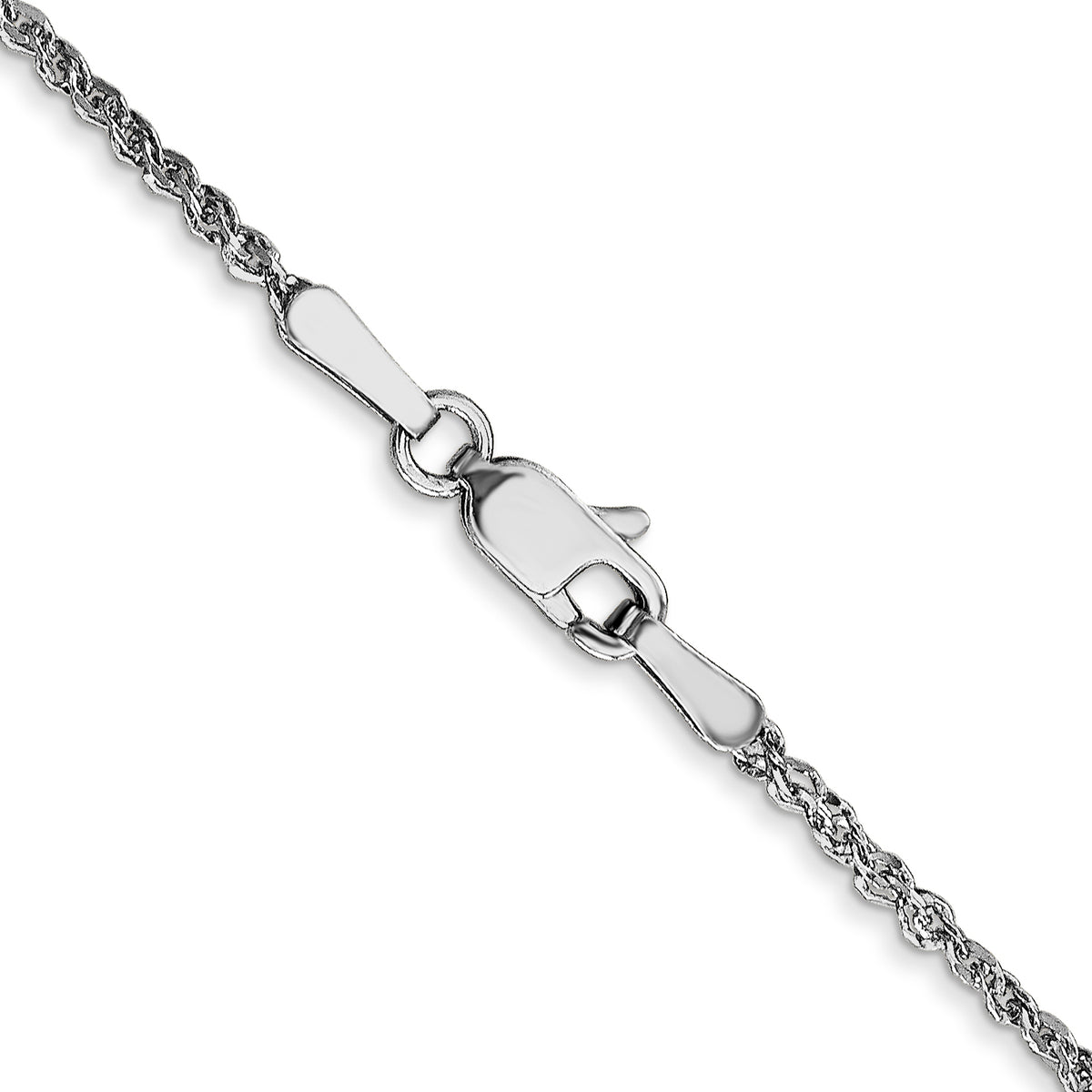 Gold (10K & 14K) Ropa Chain - 14k White Gold / 14 in / 1.7 mm