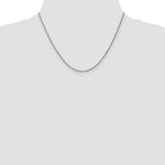Gold (10K & 14K) Ropa Chain - 14k White Gold / 18 in / 1.7 mm
