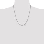 Gold (10K & 14K) Ropa Chain - 14k White Gold / 22 in / 1.7 mm