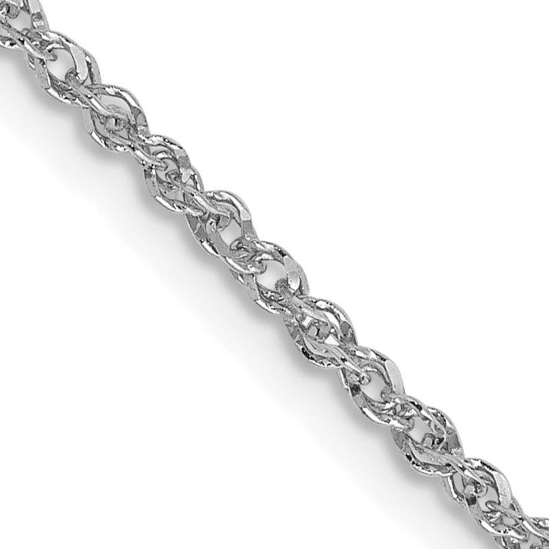 Gold (10K & 14K) Ropa Chain - 14k White Gold / 14 in / 1.7 mm