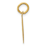 14k GRADUATION DAY with Cap 13mm Engravable Disc Charm