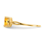 Gemstone Birthstone Ring - 14k Yellow Gold / Citrine