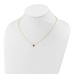 14k Yellow Gold Children's Enameled Ladybug Necklace, 17-18 inch, view 4