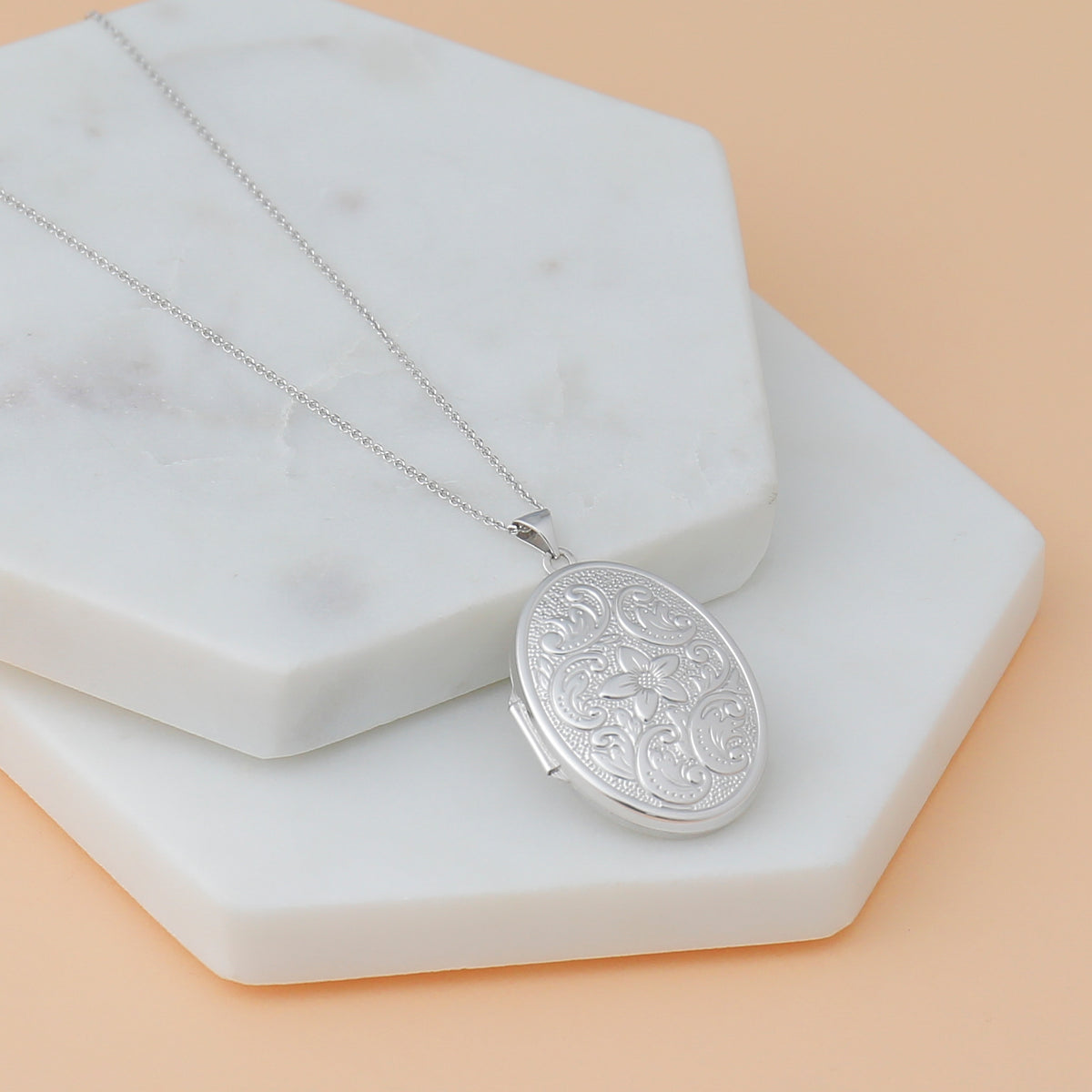 Gold (10K & 14K) Diamond-Cut Cable Chain - 14k White Gold / 18 in / 0.95 mm