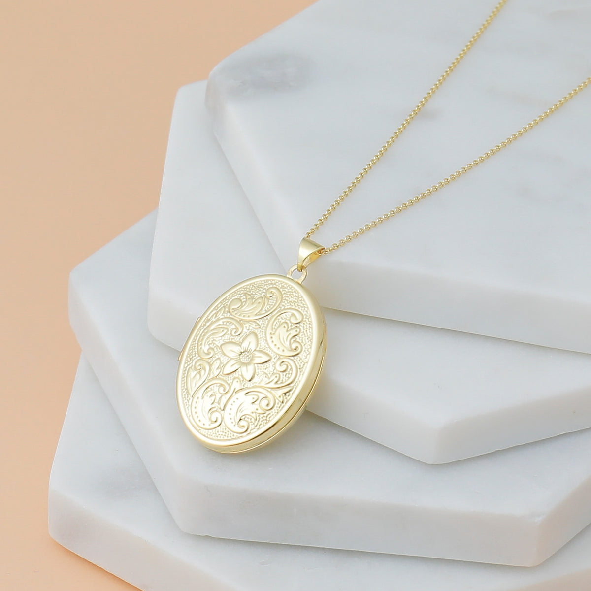 Gold (10K & 14K) Round Open Link Cable Chain - 14k Yellow Gold / 18 in / 1 mm