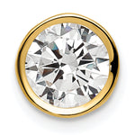 Gemstone Bezel Chain Slide - Cubic Zirconia (CZ) / 7.00 mm