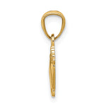 14k Small Feet Pendant