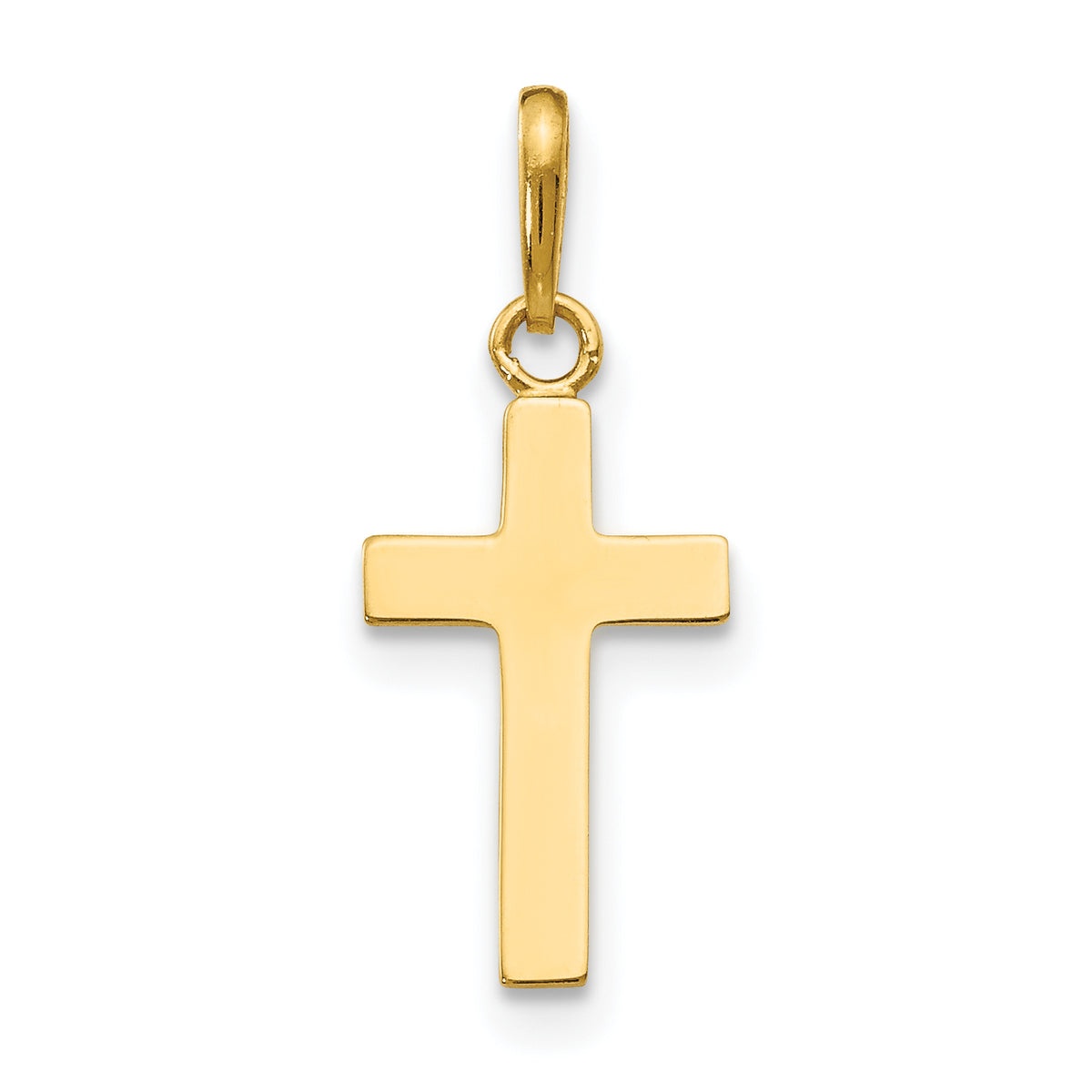 14k Yellow Gold Cross Pendant