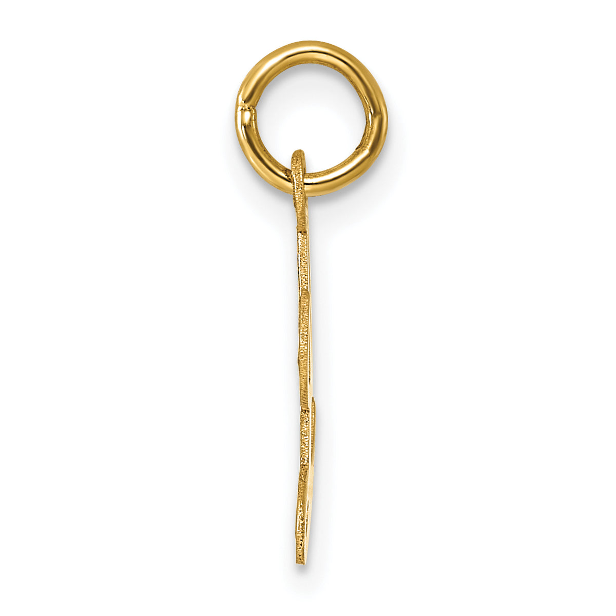 14k Small Script Letter L Initial Charm