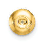 Round Lab Grown Diamond 4-Prong Studs with Screw Backs - 14k Yellow Gold / 1/4 ctw. / VS/SI+ G+ Certified