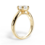 Gillian Princess Cut Lab Grown Diamond 18Kt Yellow Gold Engagement Ring - View 4