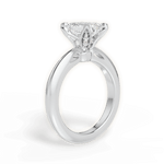 Elaine Emerald Cut Lab Grown Diamond Platinum Engagement Ring - View 2