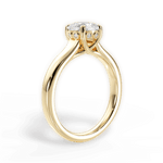 Carol Cushion Cut Lab Grown Diamond 18Kt Yellow Gold Engagement Ring - View 2