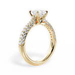 Kira Princess Cut Lab Grown Diamond 18Kt Yellow Gold Engagement Ring - View 3
