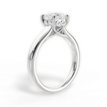 Carol Princess Cut Lab Grown Diamond 18Kt White Gold Engagement Ring - View 3