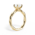 Bianca Princess Cut Lab Grown Diamond 18Kt Yellow Gold Engagement Ring - View 3