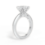 Elaine Princess Cut Lab Grown Diamond Platinum Engagement Ring - View 2