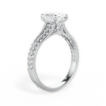 Kendra Radiant Cut Lab Grown Diamond 14Kt White Gold Engagement Ring - View 3