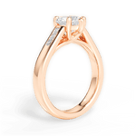 Brittany Heart Cut Lab Grown Diamond 18Kt Rose Gold Engagement Ring - View 4