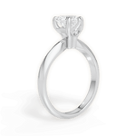 Amanda Heart Cut Lab Grown Diamond Platinum Engagement Ring - View 2